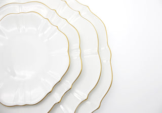 Amelie Brushed Gold Plates Detail Photo