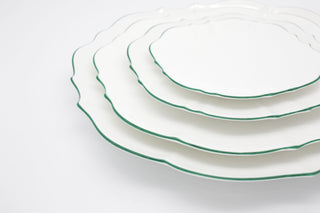 Amelie Forest Green Plates Detail Photo