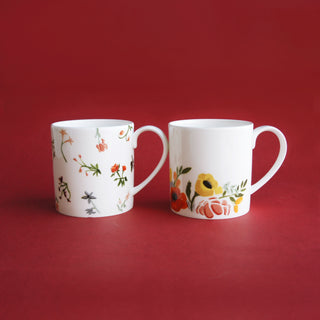 Language of Flowers Mugs Studio Photo