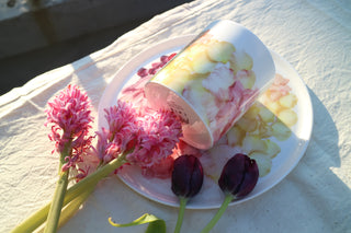 Petals Mug & Salad Plate Lifestyle Photo