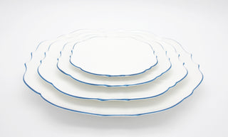 Amelie Royal Blue Plates Detail Photo