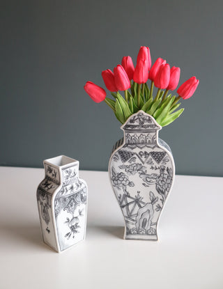 Well Versed Gray Vases Lifestyle Photo