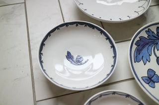 Heritage Blue Bird Collection Photo Canape Dish Cut