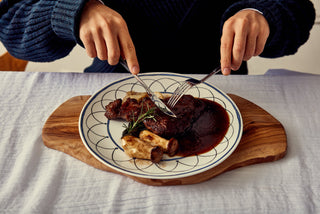 Heritage Blue Bird Dinner Plate Lifestyle Photo