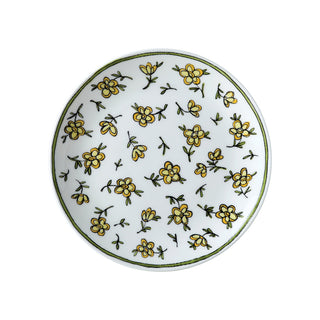 Heritage Daisy Chain 8 in. Salad Plate White Background Photo